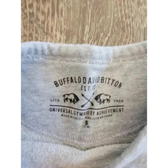 Buffalo david bitton sweater shirt youth size small #5 - Picture 2 of 4